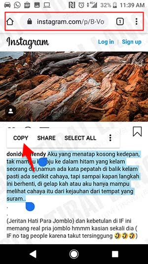 Detail Cara Copas Foto Di Instagram Nomer 37