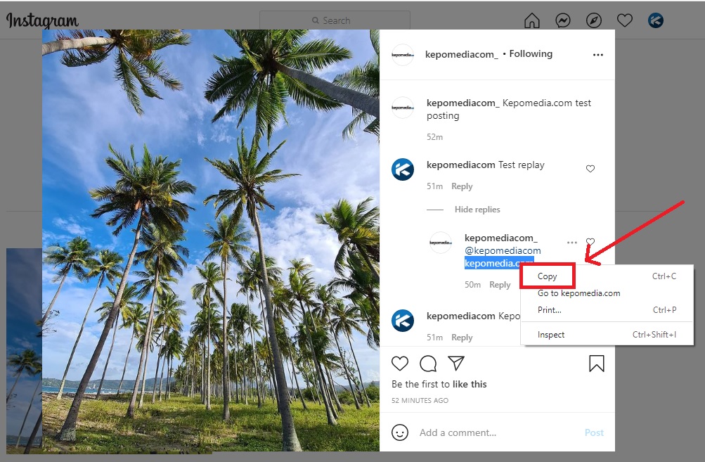 Detail Cara Copas Foto Di Instagram Nomer 48