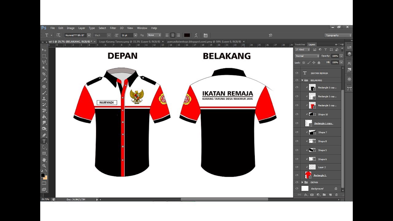 Detail Cara Desain Baju Nomer 14