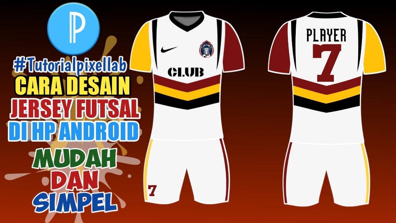 Detail Cara Desain Jersey Nomer 3