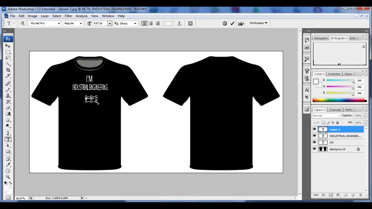 Detail Cara Desain Jersey Di Photoshop Nomer 11