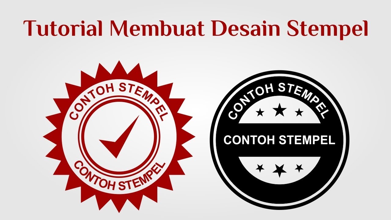 Detail Cara Desain Stempel Di Coreldraw Nomer 19