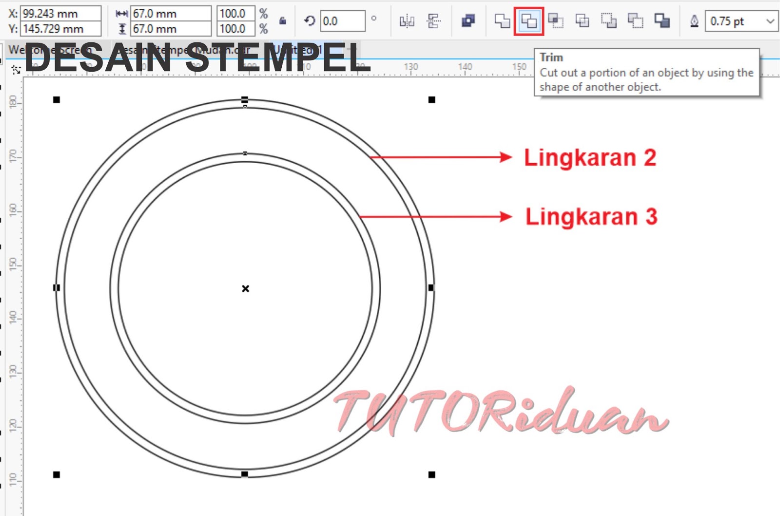 Detail Cara Desain Stempel Di Coreldraw Nomer 21