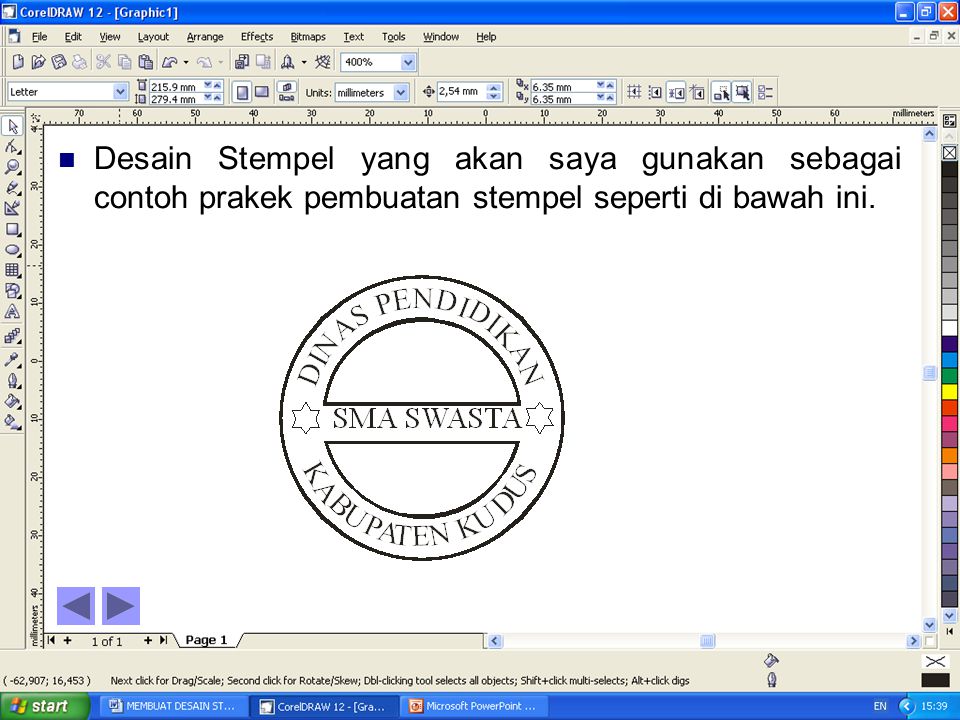 Detail Cara Desain Stempel Di Coreldraw Nomer 22