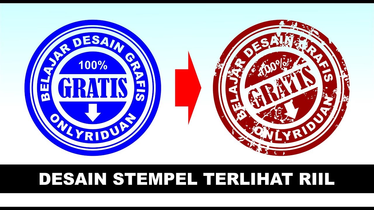 Detail Cara Desain Stempel Di Coreldraw Nomer 4