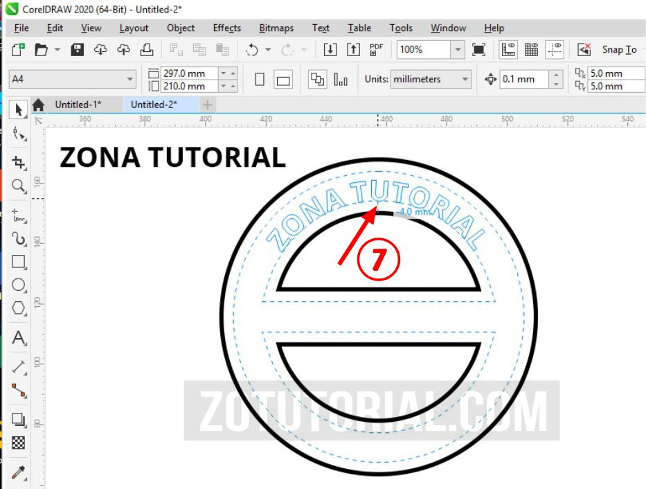 Detail Cara Desain Stempel Di Coreldraw Nomer 24