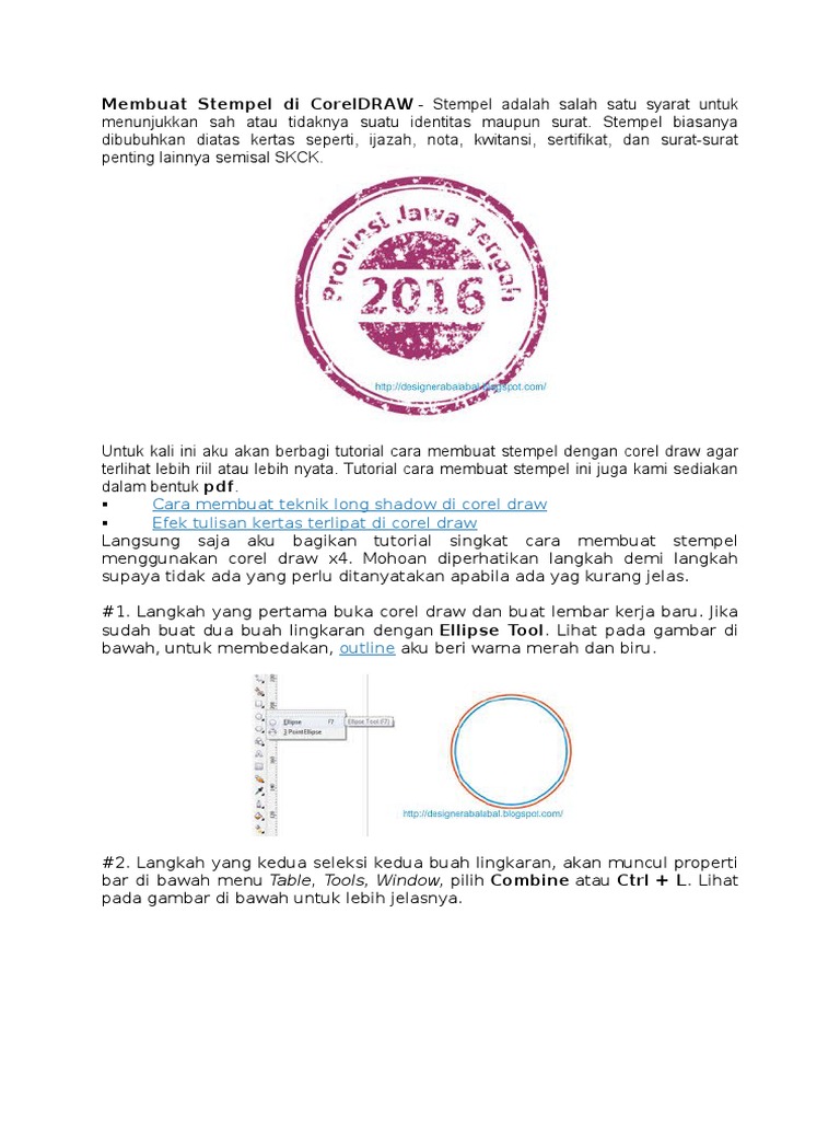 Detail Cara Desain Stempel Di Coreldraw Nomer 26