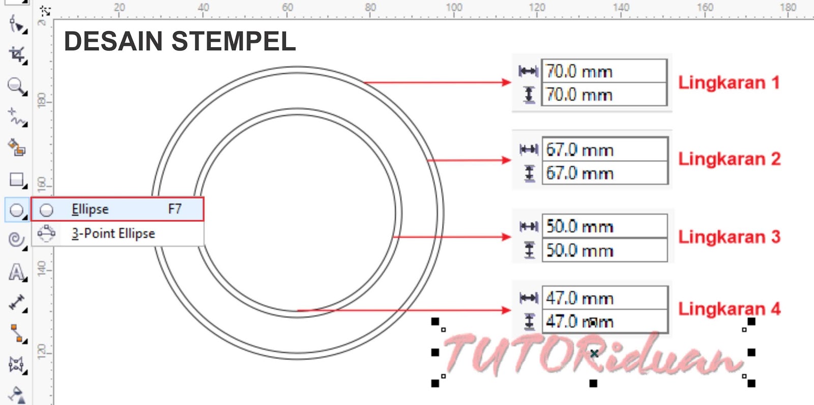 Detail Cara Desain Stempel Di Coreldraw Nomer 28