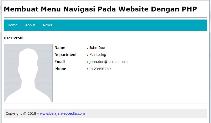 Detail Cara Desain Web Dengan Php Nomer 5