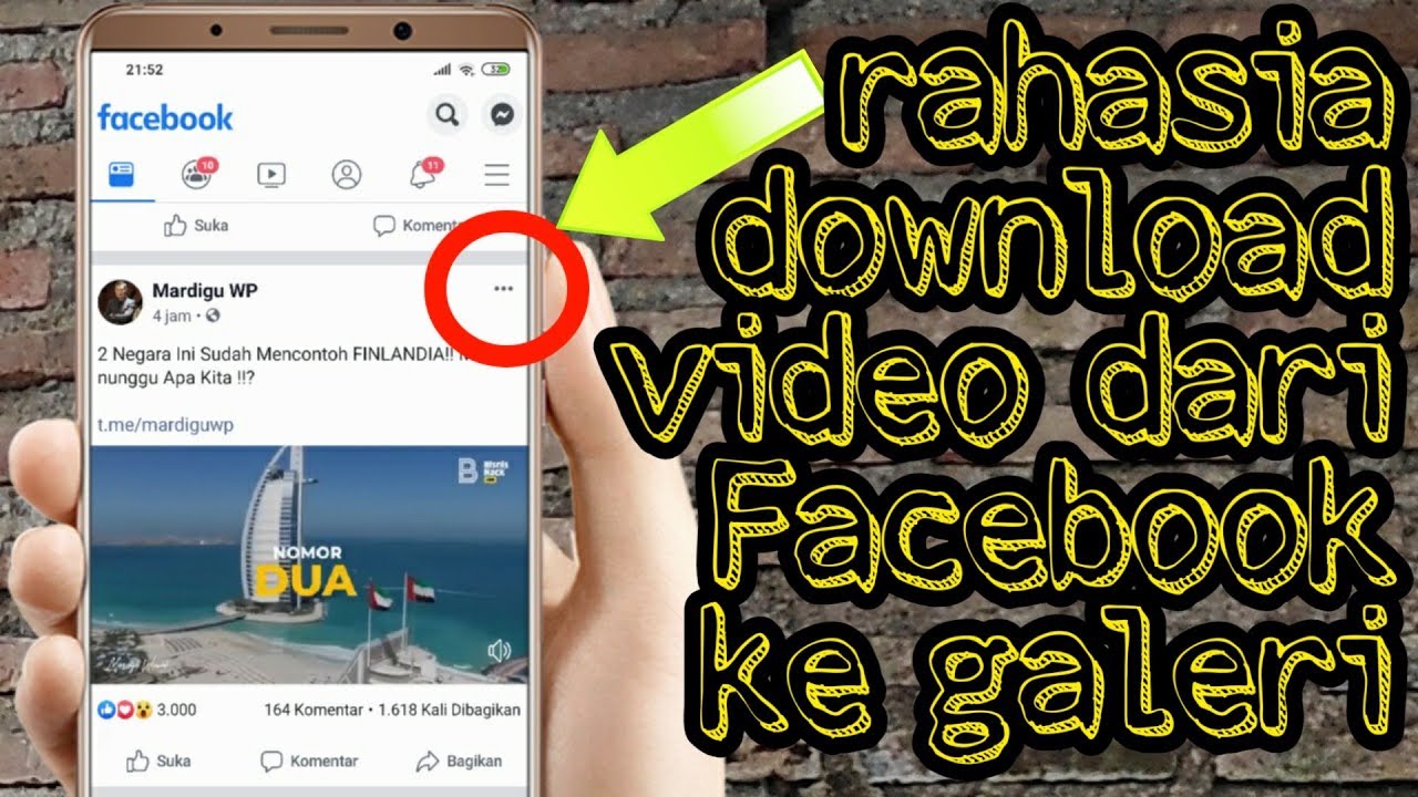 Cara Download Gambar Di Facebook - KibrisPDR