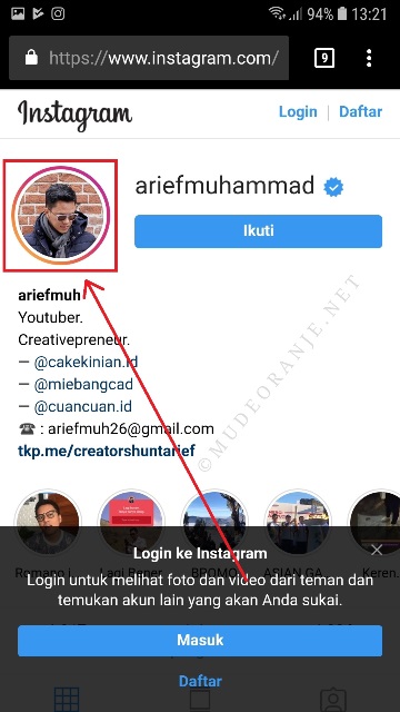 Detail Cara Download Pp Ig Nomer 7