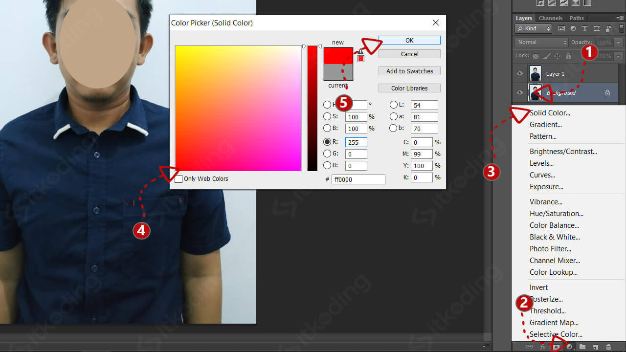 Detail Cara Edit Background Foto Di Photoshop Nomer 15