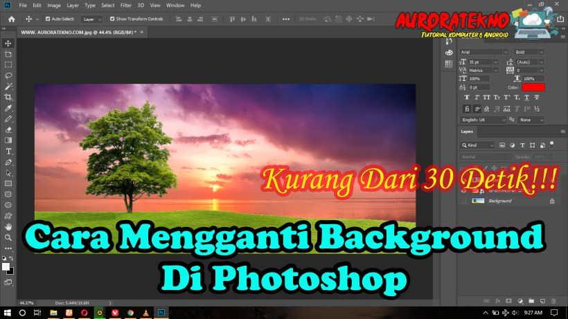 Detail Cara Edit Background Pas Foto Di Photoshop Nomer 23