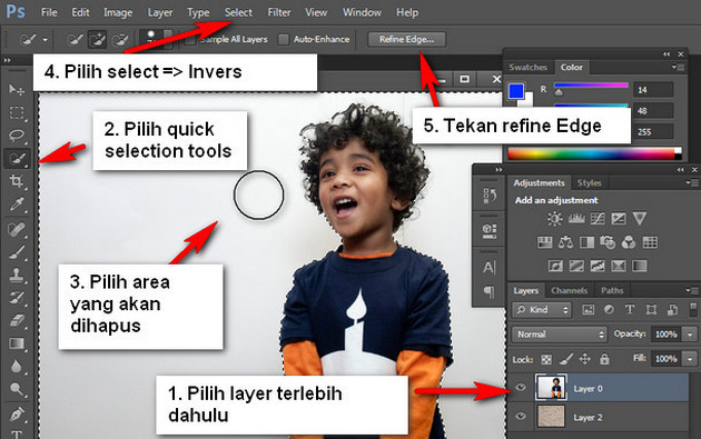 Download Cara Edit Background Pas Foto Di Photoshop Nomer 25