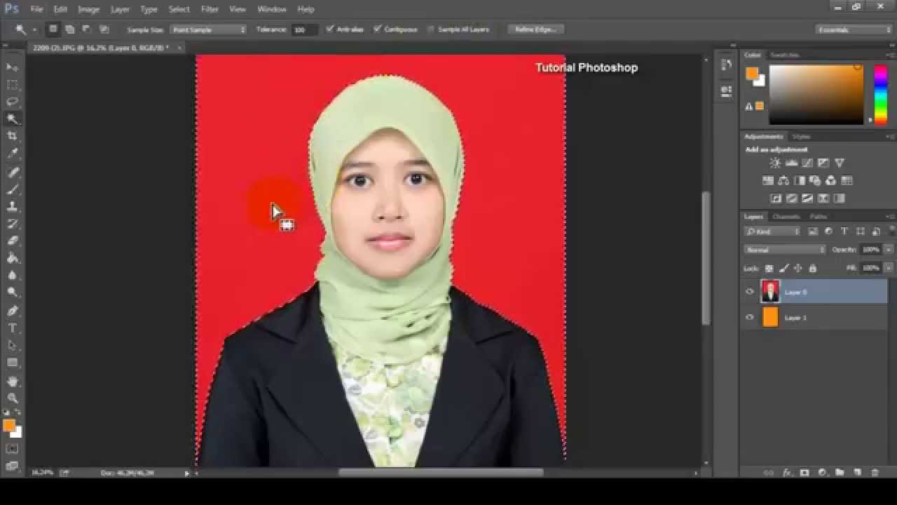 Detail Cara Edit Background Pas Foto Di Photoshop Nomer 4