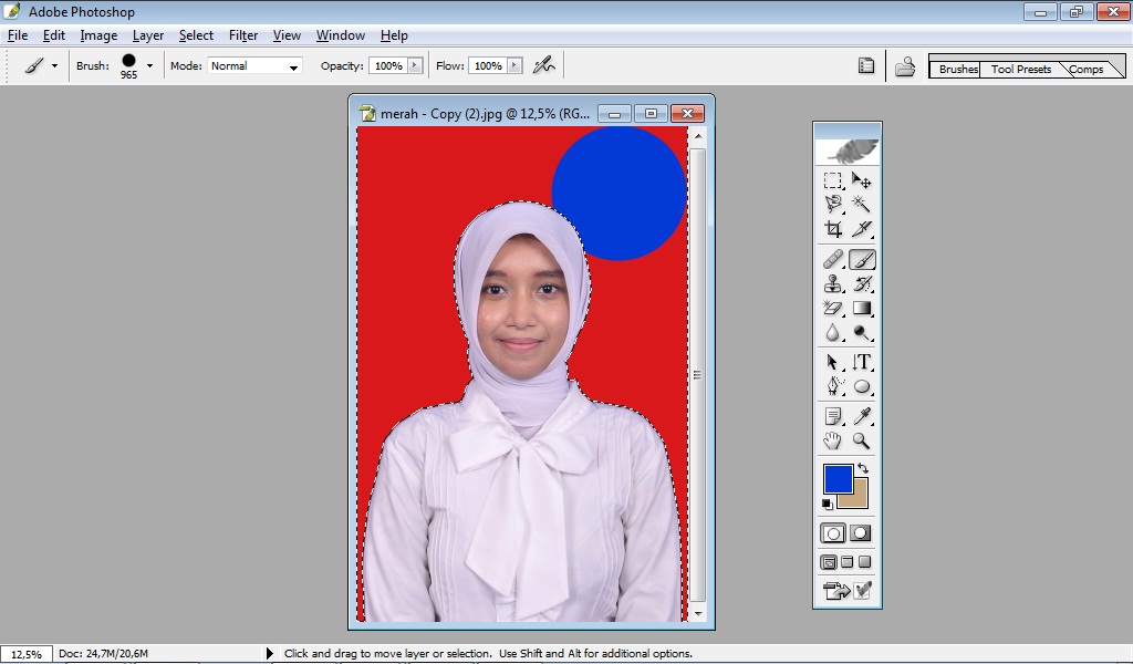 Detail Cara Edit Background Pas Foto Di Photoshop Nomer 38