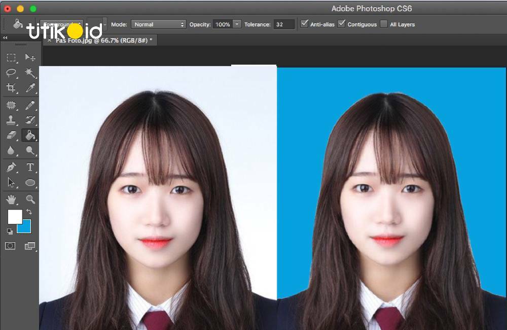 Detail Cara Edit Background Pas Foto Di Photoshop Nomer 51