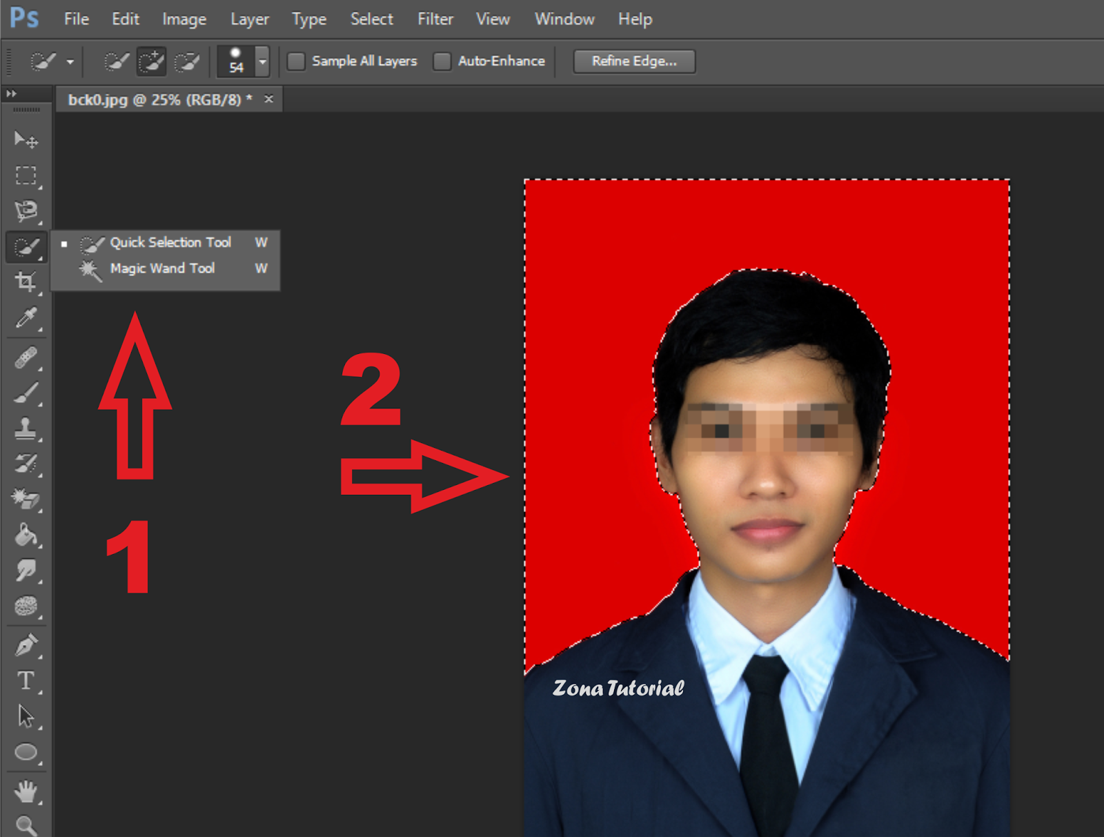 Detail Cara Edit Background Pas Foto Di Photoshop Nomer 8