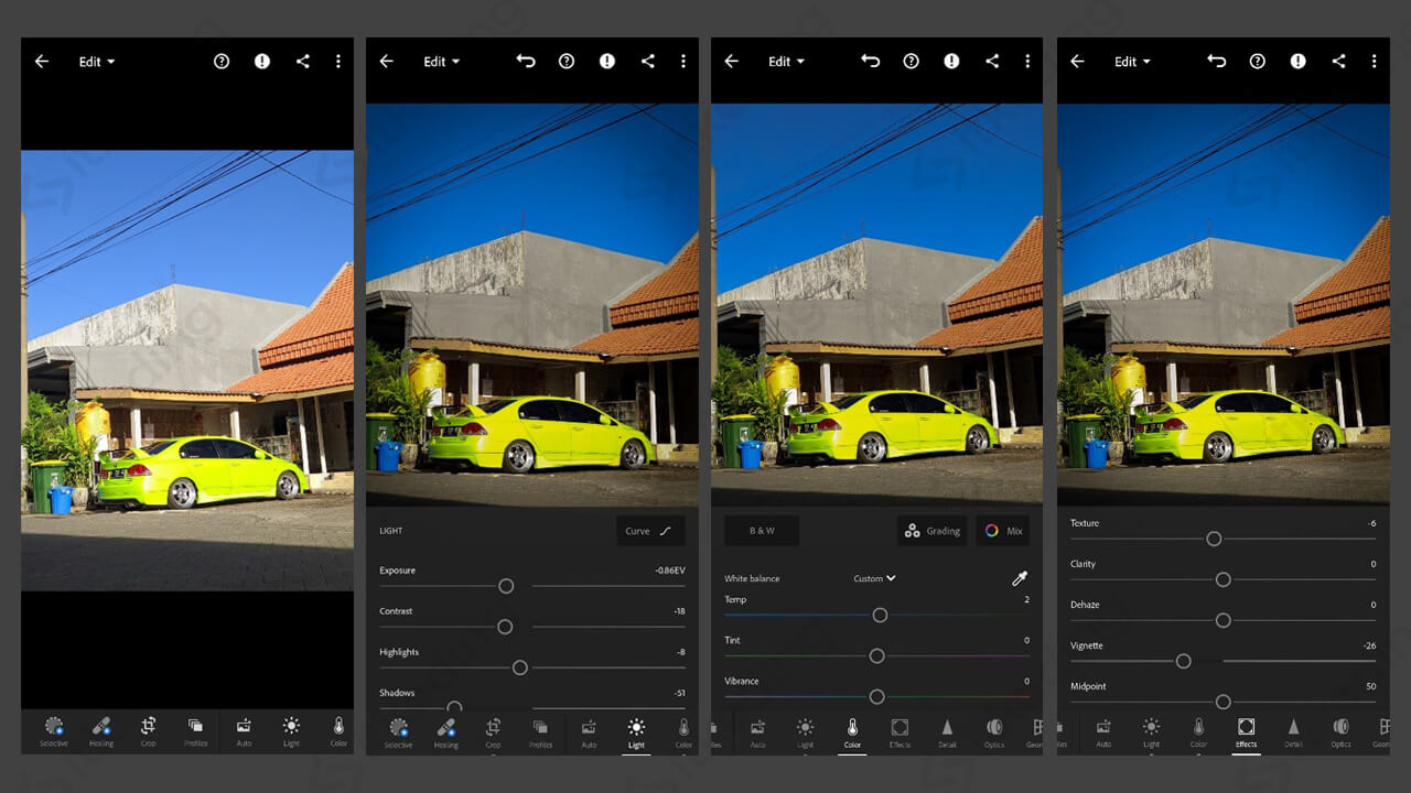 Detail Cara Edit Foto Menggunakan Lightroom Android Nomer 40