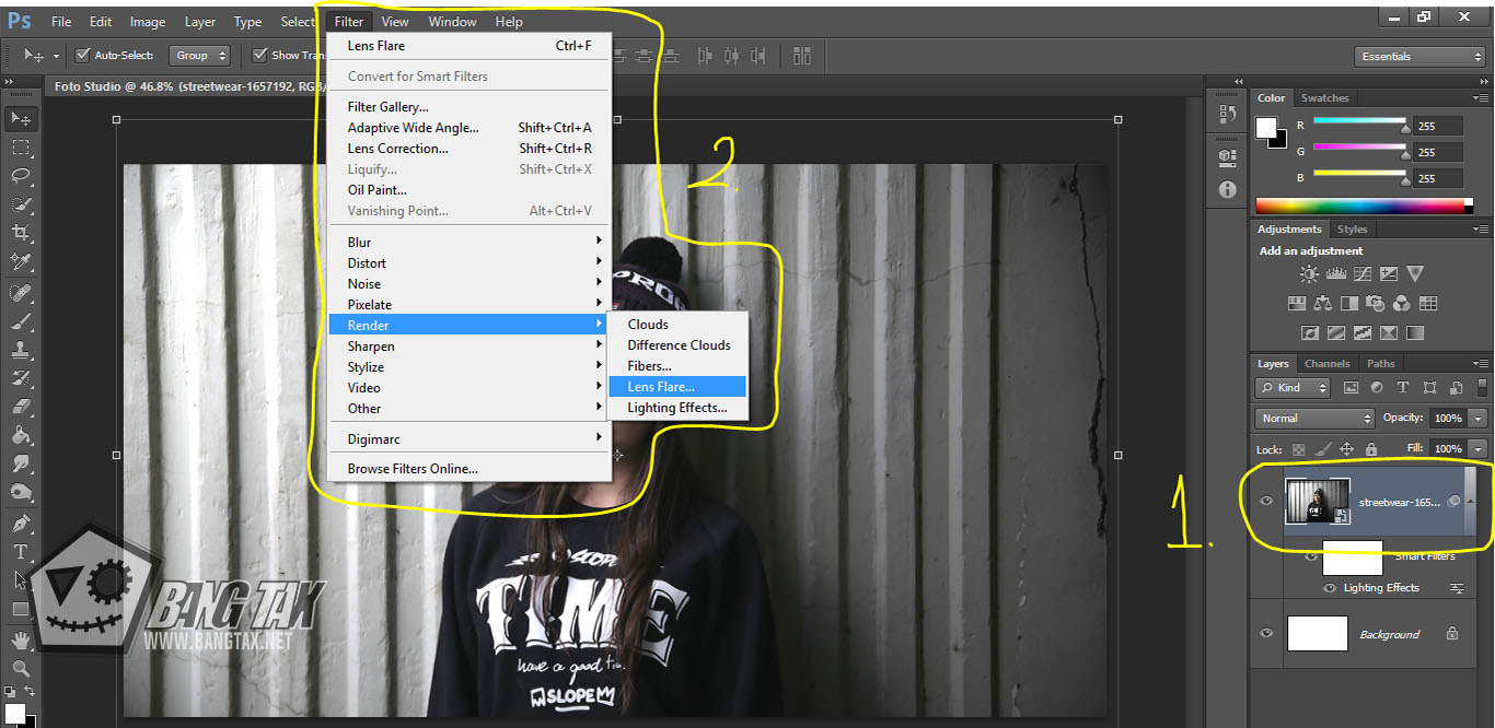 Detail Cara Edit Foto Seperti Photo Studio Dengan Photoshop Nomer 12
