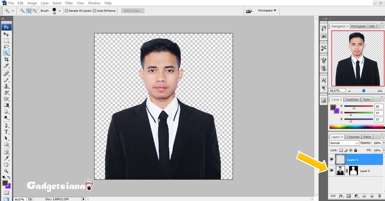 Detail Cara Edit Foto Ukuran 3x4 Dengan Photoshop Nomer 14