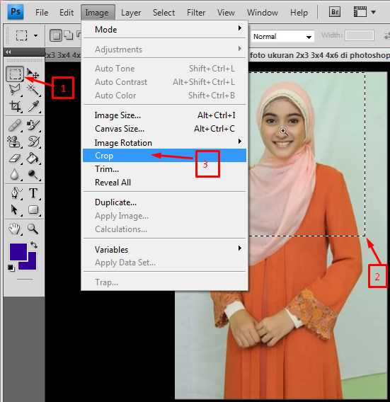 Detail Cara Edit Foto Ukuran 3x4 Dengan Photoshop Nomer 18