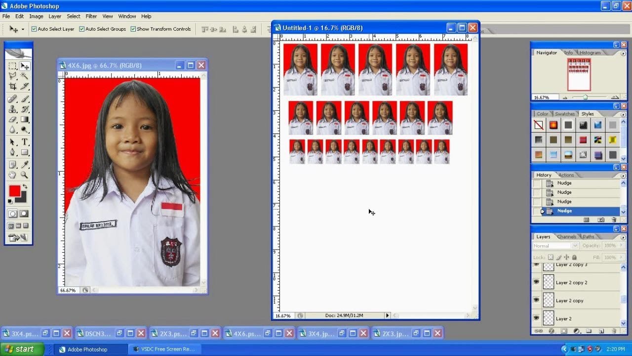 Detail Cara Edit Foto Ukuran 3x4 Dengan Photoshop Nomer 3
