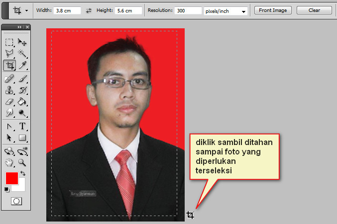 Detail Cara Edit Foto Ukuran 3x4 Dengan Photoshop Nomer 26