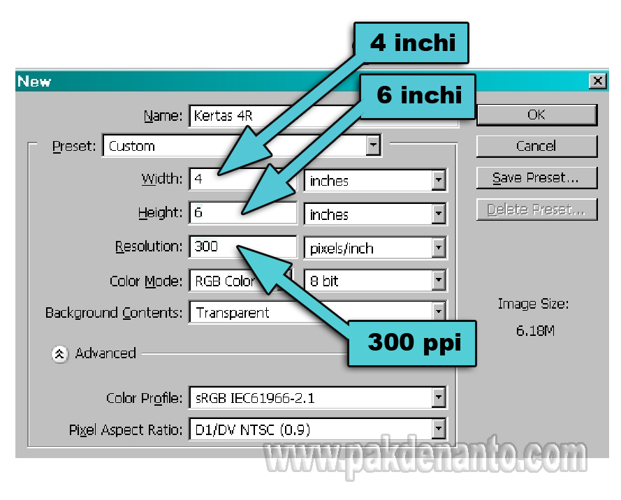 Detail Cara Edit Foto Ukuran 3x4 Dengan Photoshop Nomer 42