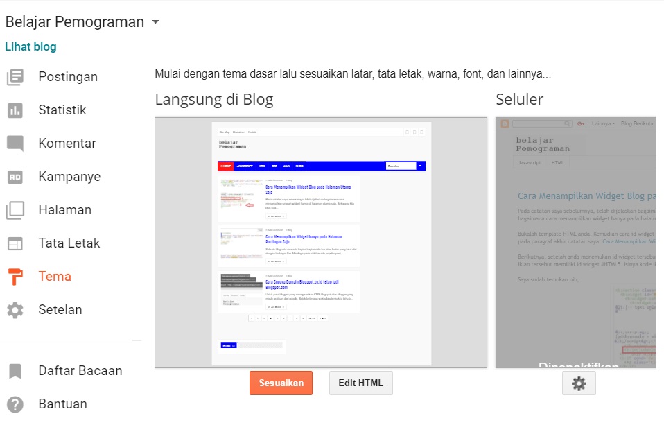 Detail Cara Edit Html Template Blogger Nomer 15
