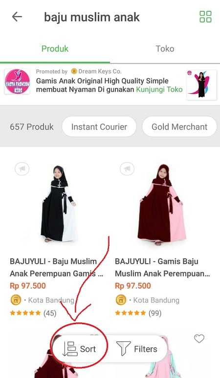 Detail Cara Foto Produk Gamis Nomer 45