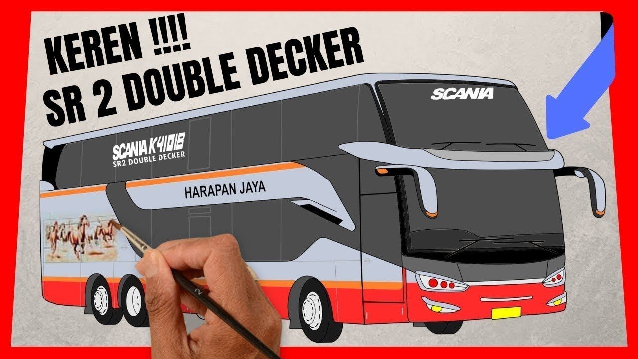 Detail Cara Gambar Bus Nomer 21