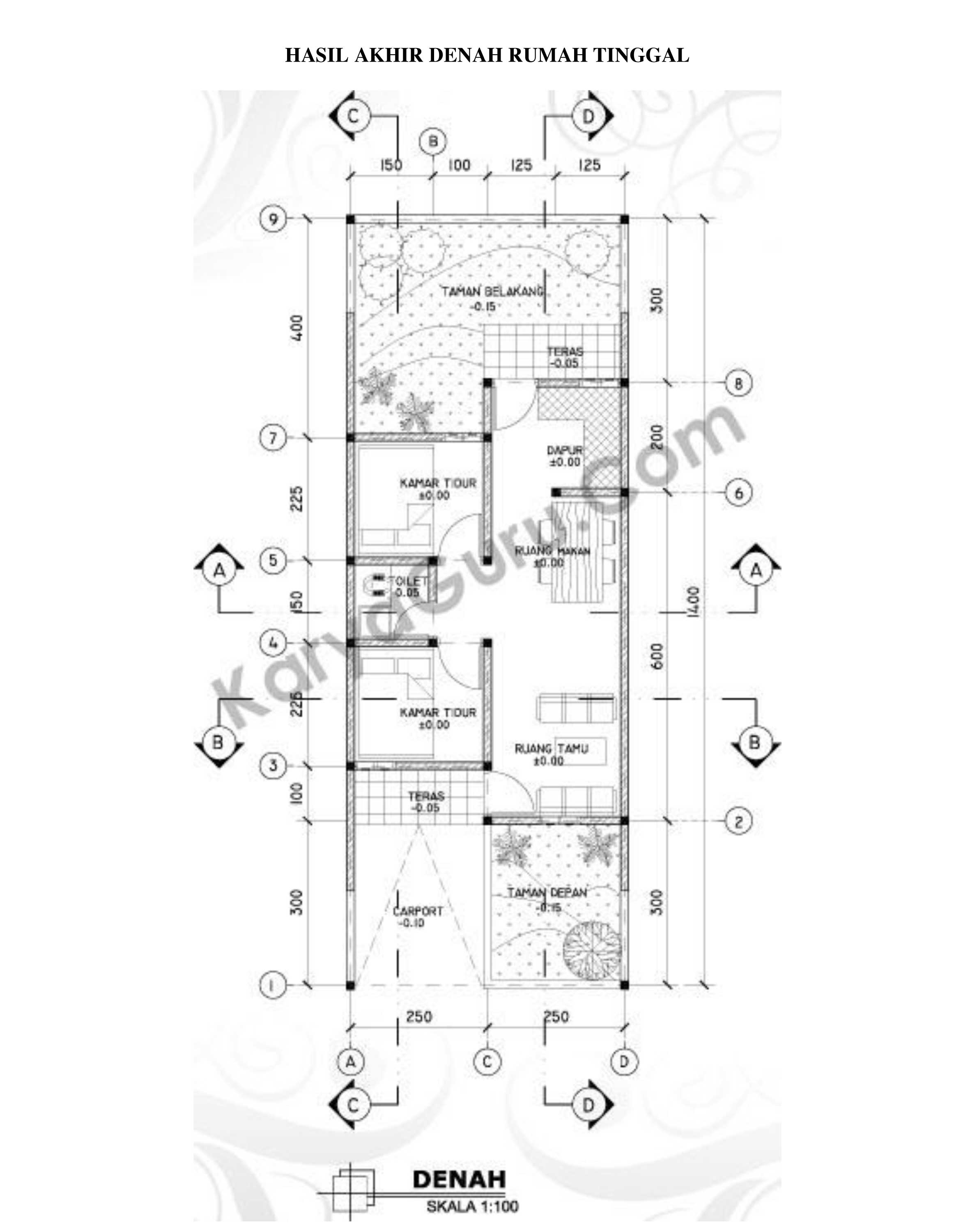Detail Cara Gambar Denah Rumah Dengan Autocad Nomer 31