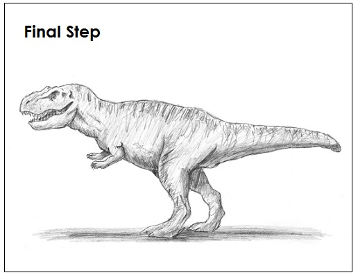 Detail Cara Gambar Dinosaurus Nomer 27