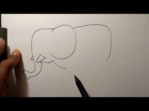 Detail Cara Gambar Gajah Nomer 34