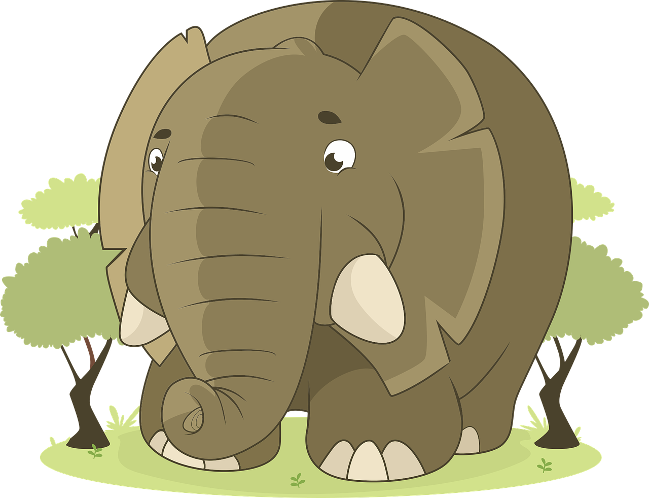 Detail Cara Gambar Gajah Nomer 36