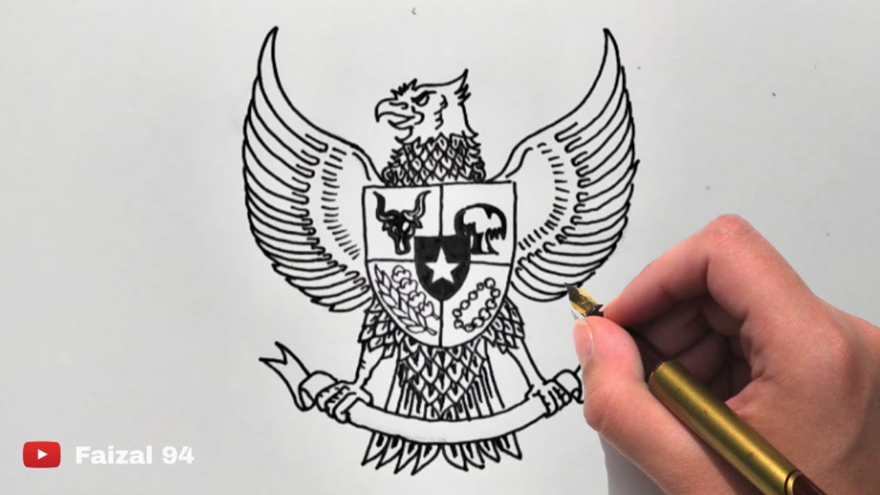 Detail Cara Gambar Garuda Nomer 2