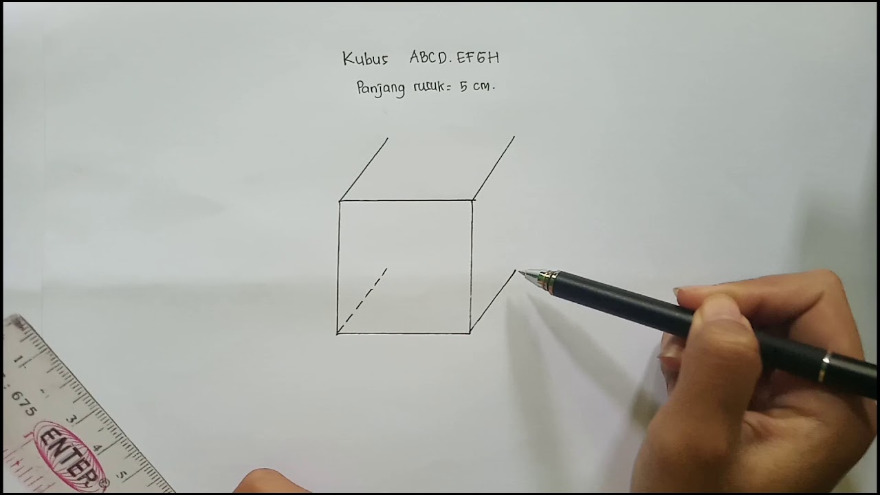 Detail Cara Gambar Kubus Nomer 3