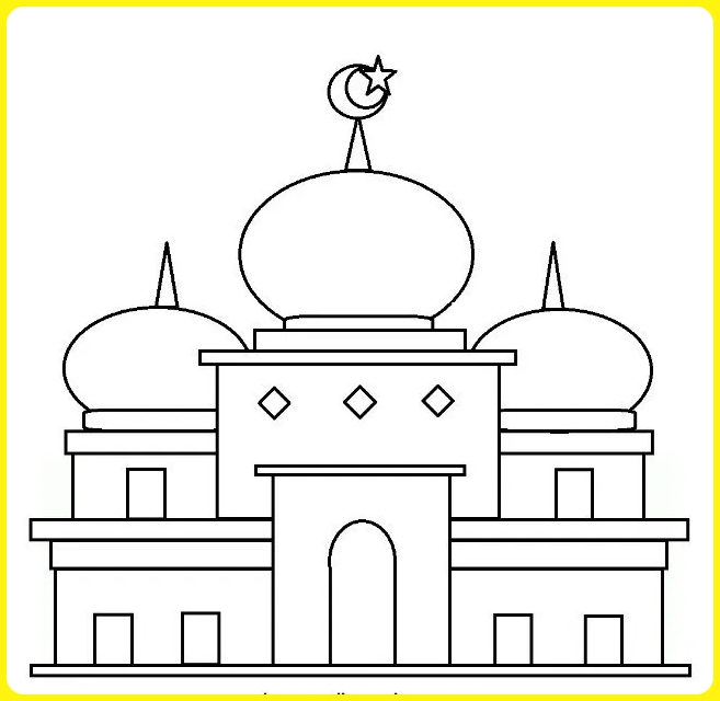 Detail Cara Gambar Masjid Nomer 24