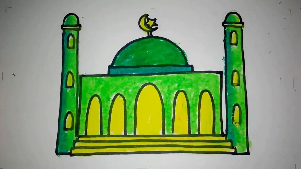 Detail Cara Gambar Masjid Nomer 46