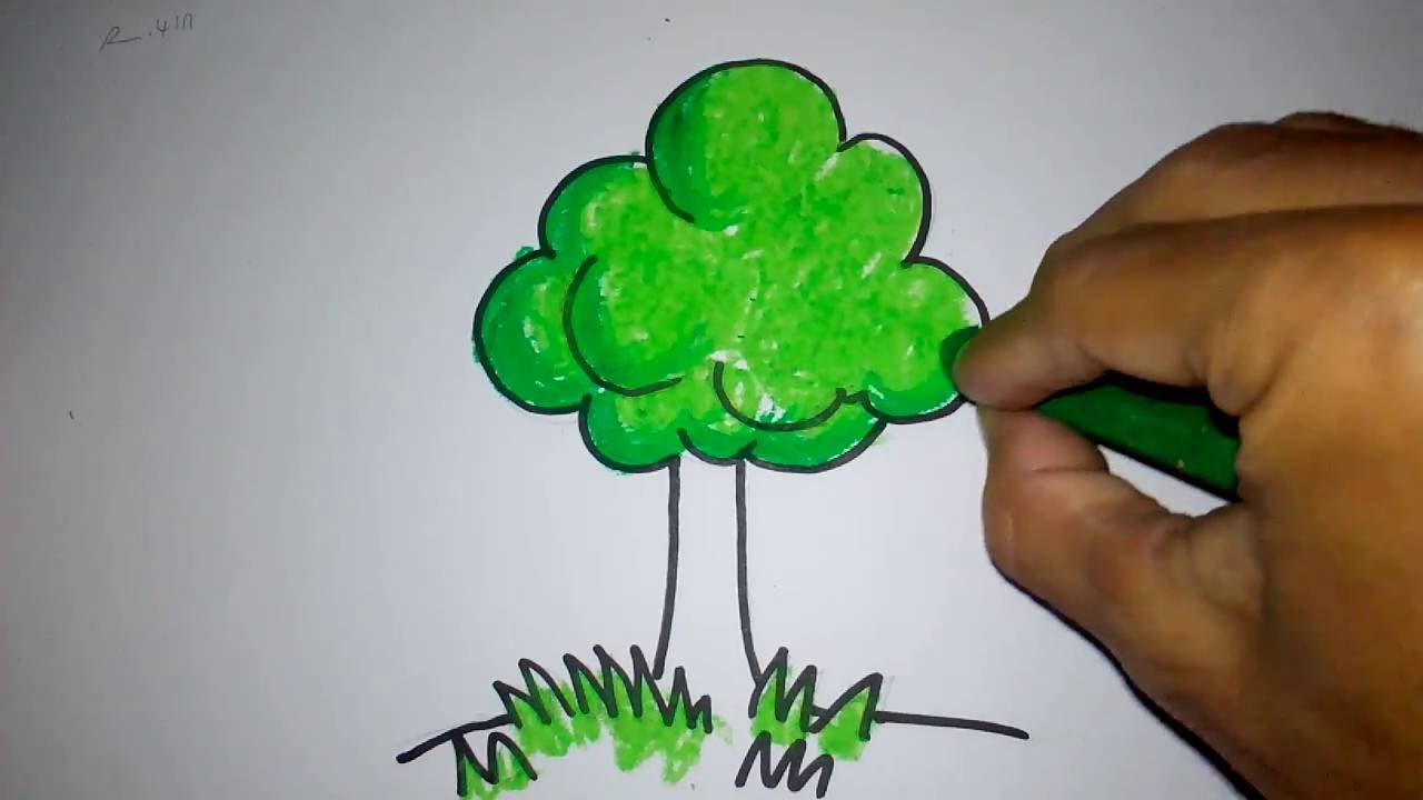 Detail Cara Gambar Pohon Nomer 3