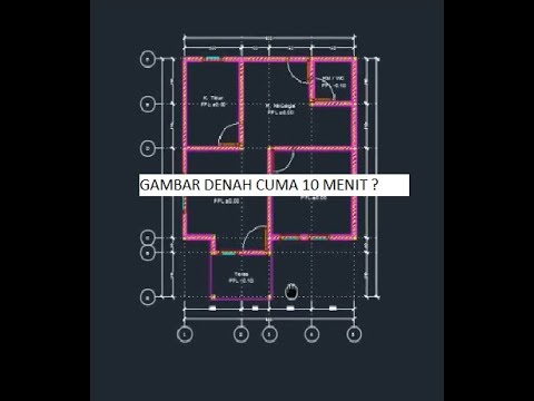 Detail Cara Gambar Rumah Dengan Autocad Nomer 4