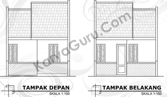 Detail Cara Gambar Rumah Dengan Autocad Nomer 27