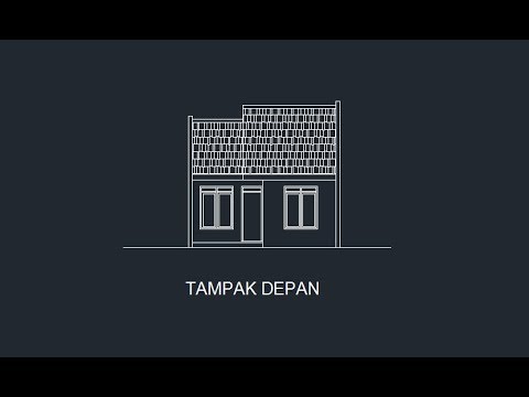 Detail Cara Gambar Rumah Dengan Autocad Nomer 41