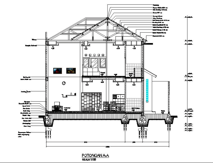 Detail Cara Gambar Rumah Dengan Autocad Nomer 47