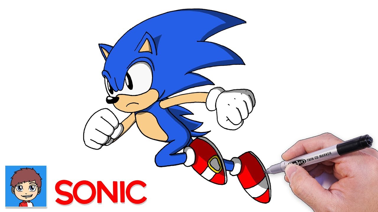 Detail Cara Gambar Sonic Nomer 3