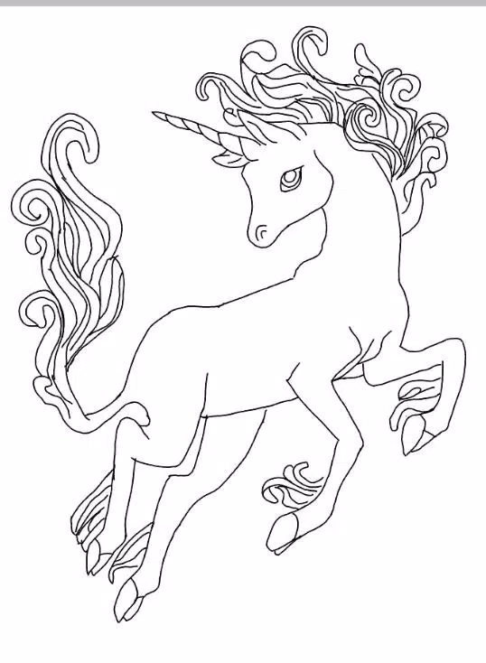 Detail Cara Gambar Unicorn Nomer 44