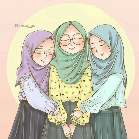 Detail Cara Gambar Wanita Berhijab Nomer 17