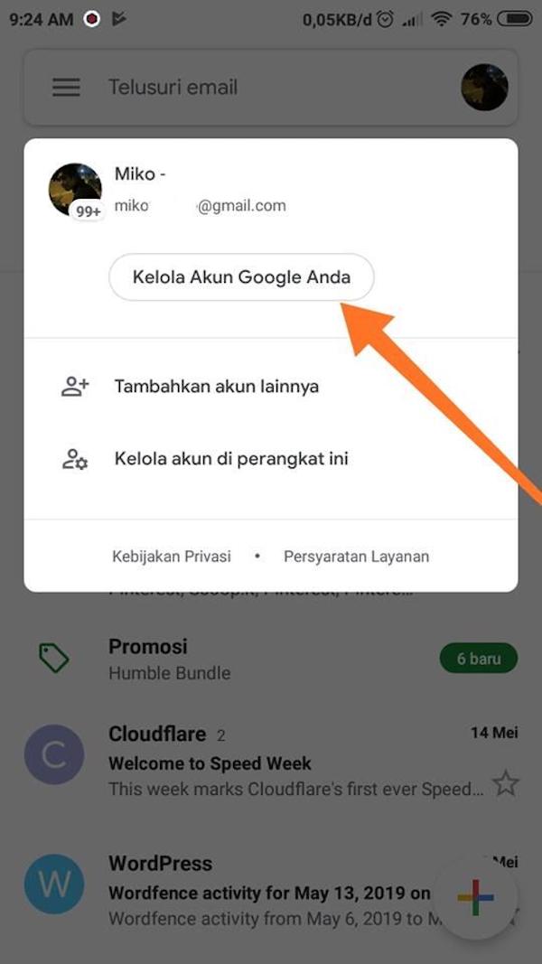 Detail Cara Ganti Foto Email Lewat Android Nomer 4