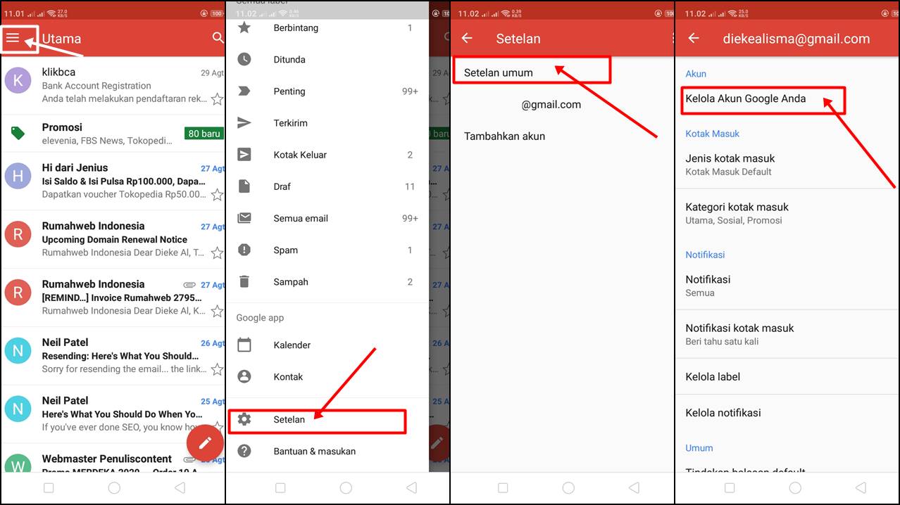 Detail Cara Ganti Foto Email Lewat Android Nomer 7